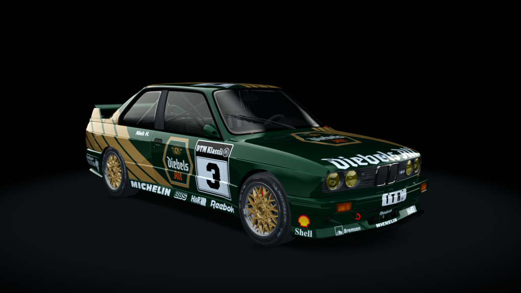 BMW M3 E30 Gr.A 92, skin WB 3 - Niels