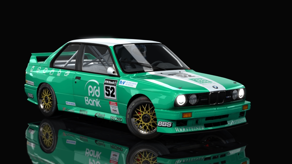 BMW M3 E30 Gr.A 92, skin WB 52 - Frank B