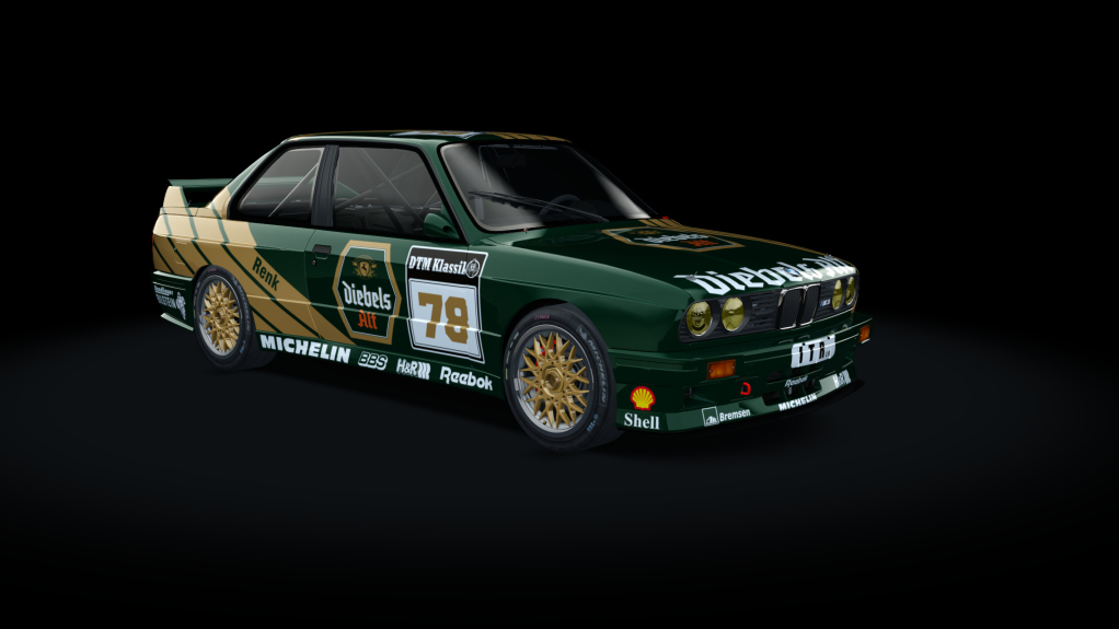 BMW M3 E30 Gr.A 92, skin WB 78 - Heiko