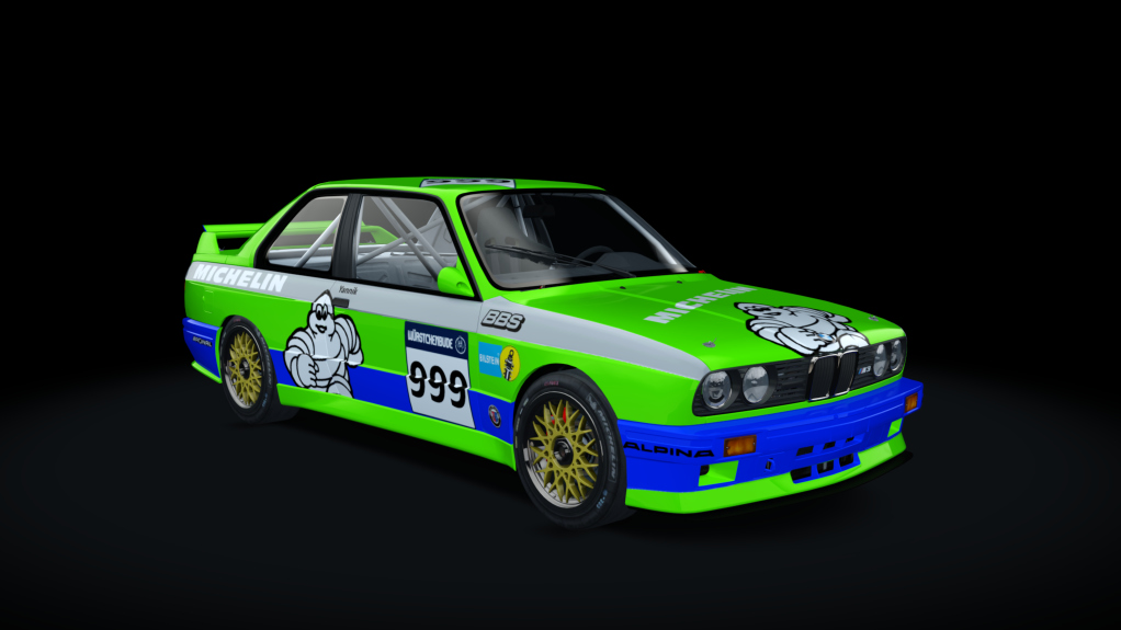 BMW M3 E30 Gr.A 92, skin WB 999 - Yannik