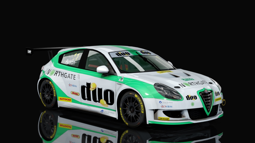 BTCC Alfa Romeo Giulietta, skin Rob_Austin