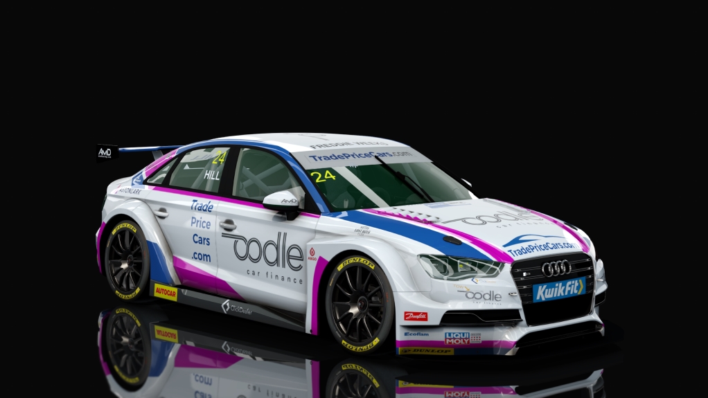 BTCC Audi RS3, skin 2019_jake_hill