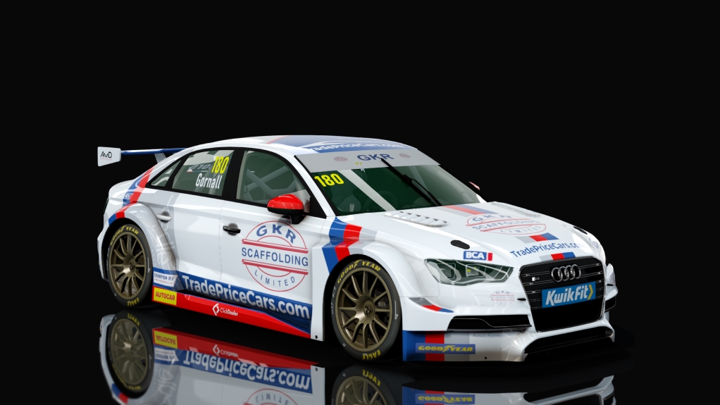 BTCC Audi RS3, skin 2020_james_gornall