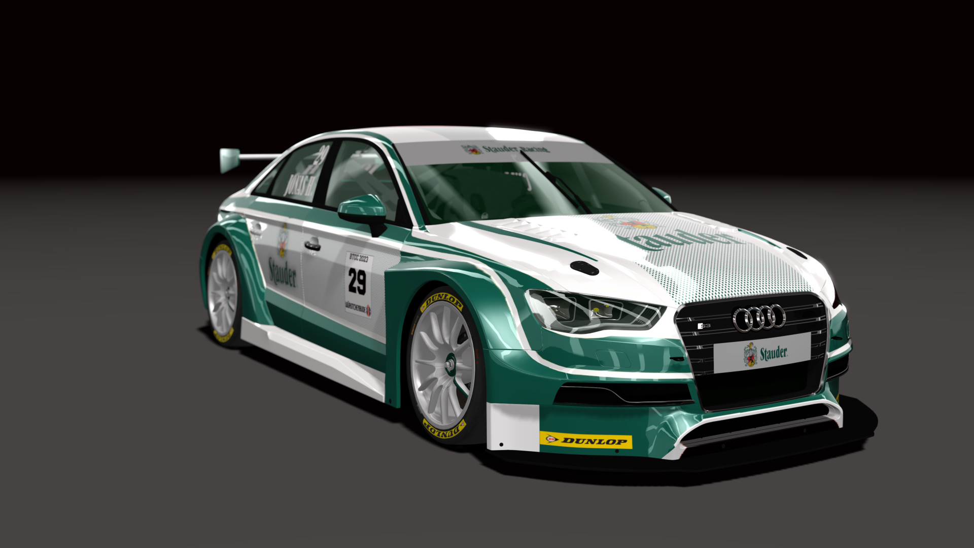 BTCC Audi RS3, skin WB 29 - Jonas