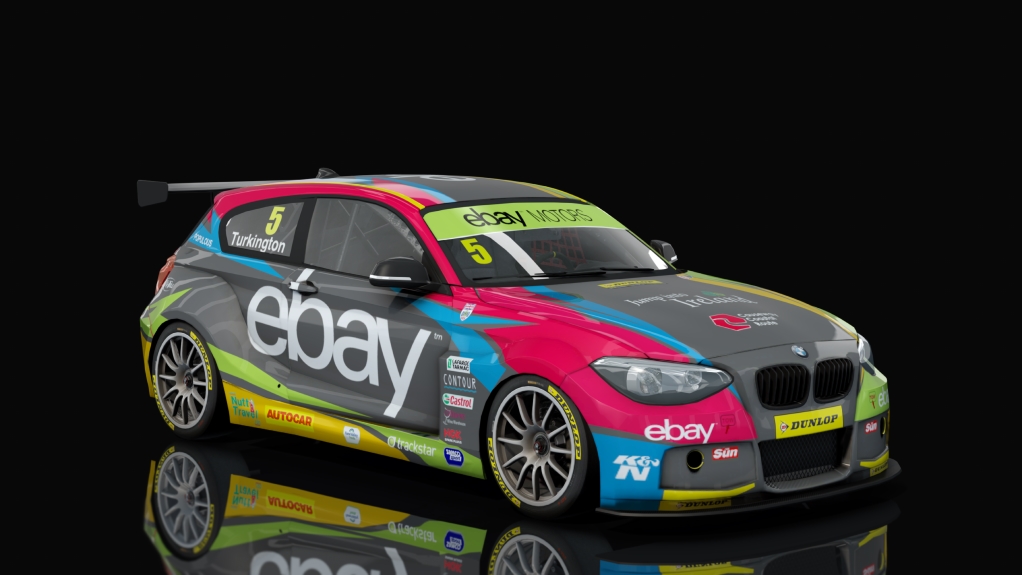 BTCC BMW 125i M Sport, skin 2014_Turkington_5