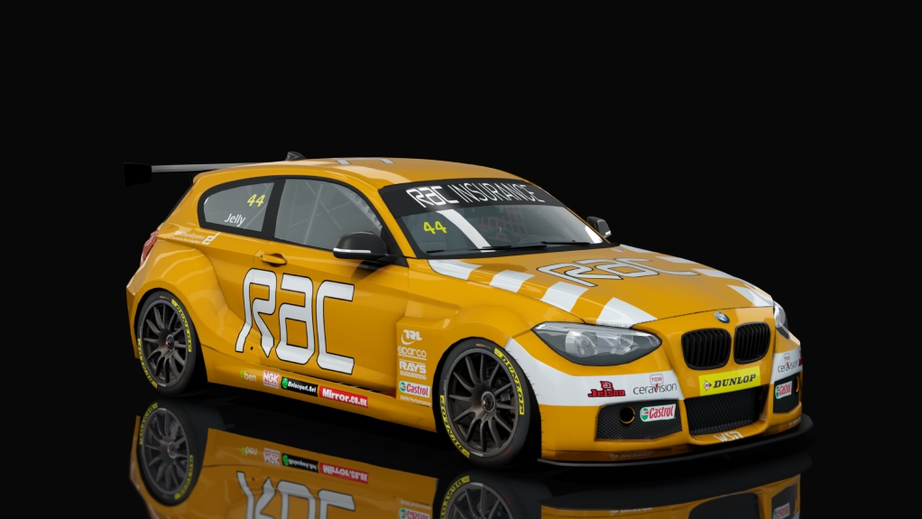 BTCC BMW 125i M Sport, skin Jelly_RAC_44