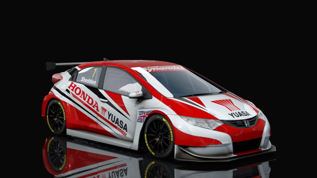 BTCC Honda Civic Type-R (FK2), skin 2013_Shedden_1