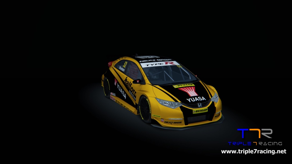 BTCC Honda Civic Type-R (FK2), skin 2016_Shedden_52