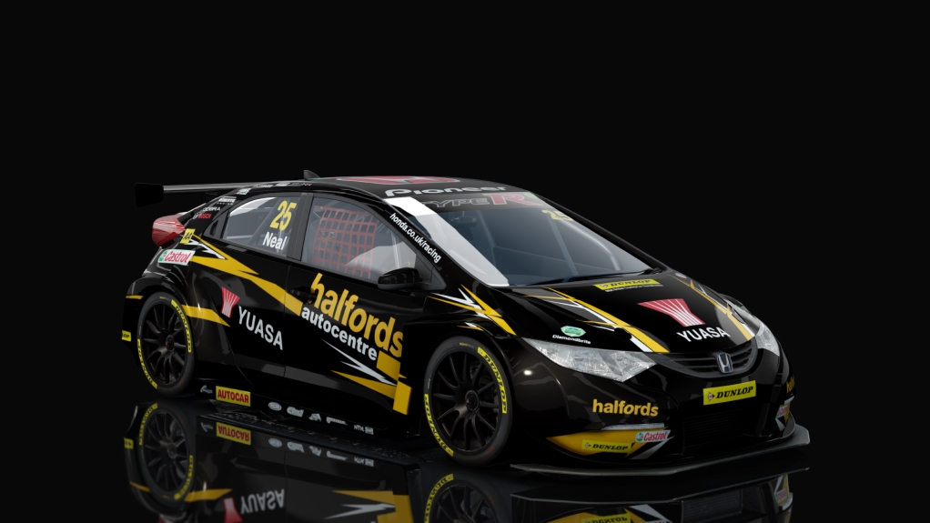 BTCC Honda Civic Type-R (FK2), skin 2018_Neal_25