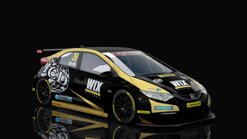 BTCC Honda Civic Type-R (FK2), skin 2018_Smith_39