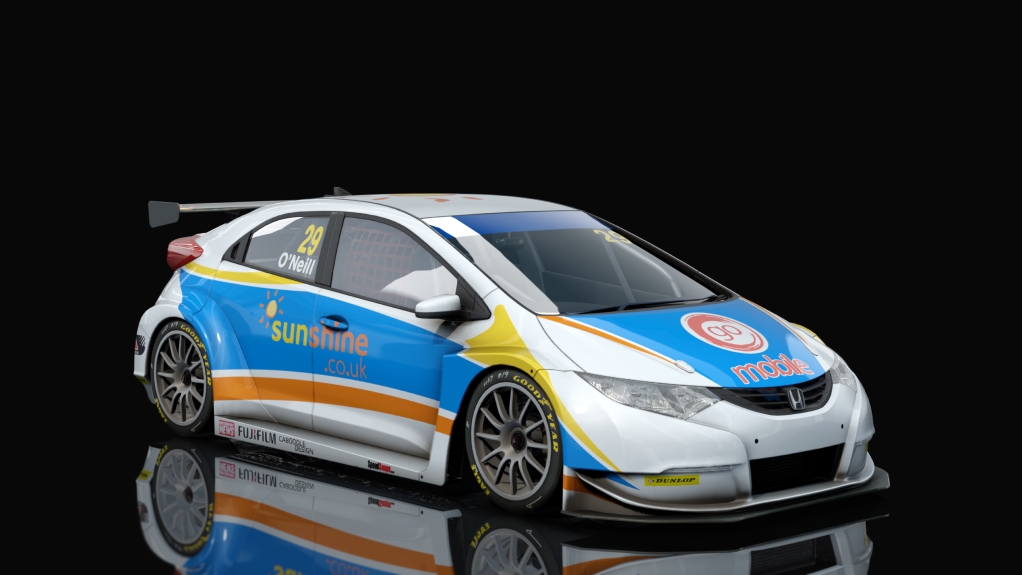 BTCC Honda Civic Type-R (FK2), skin Go_Mobile