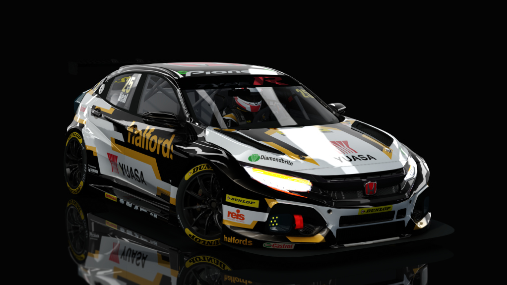 Honda Civic FK7 BTCC, skin 2019_neal_25