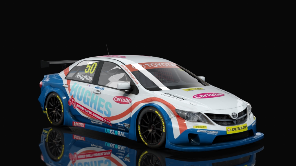 BTCC Toyota Avensis, skin 2012_Hughes_50