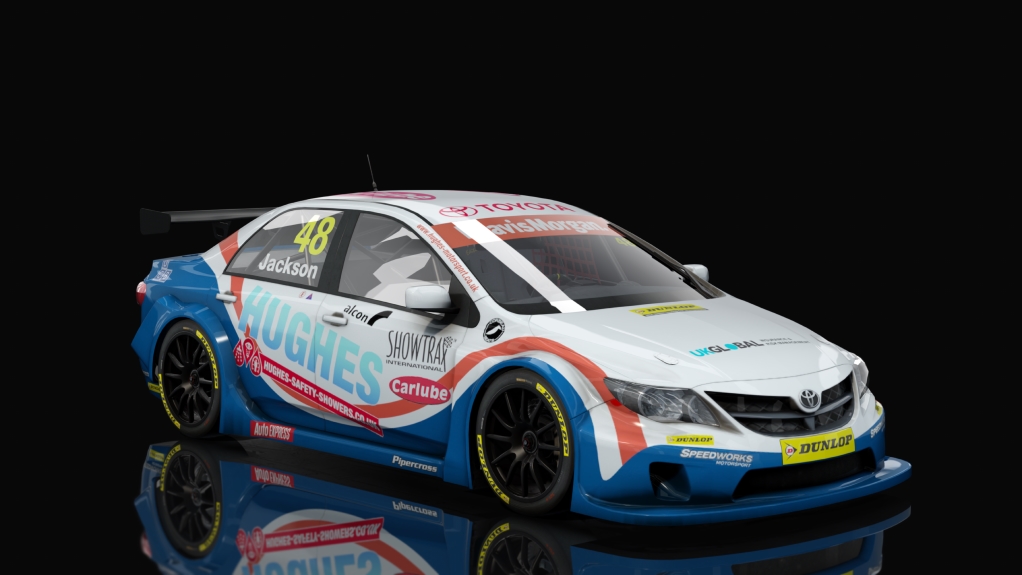 BTCC Toyota Avensis, skin 2013_Jackson_48