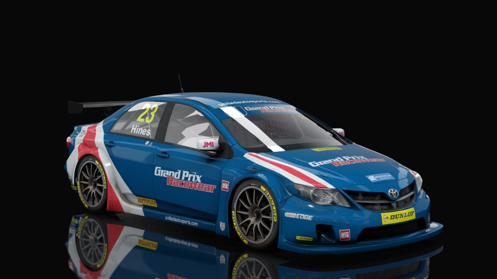 BTCC Toyota Avensis, skin 2014_Hines_23