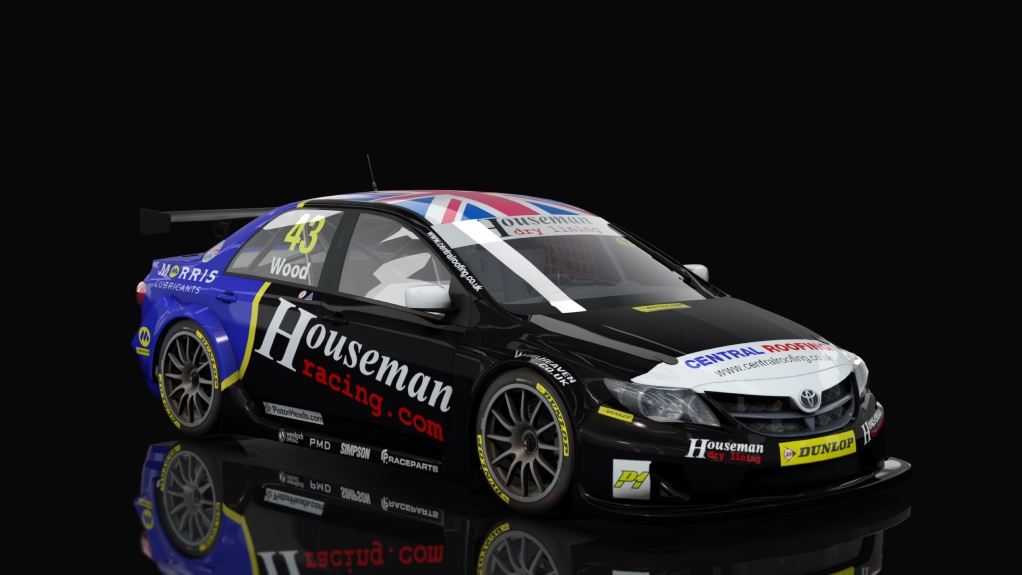 BTCC Toyota Avensis, skin 2014_Wood_43