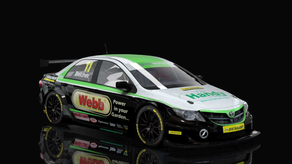 BTCC Toyota Avensis, skin 2015_Belcher_11