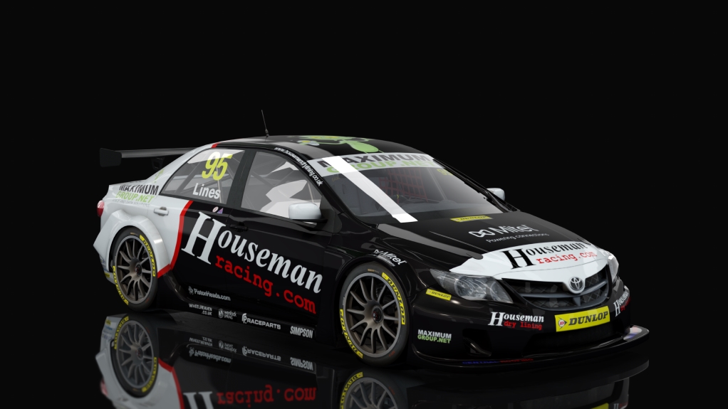 BTCC Toyota Avensis, skin 2015_Lines_95