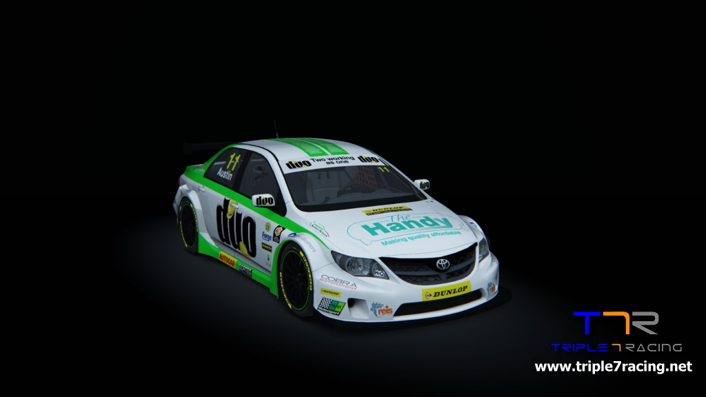 BTCC Toyota Avensis, skin 2016_Austin_11