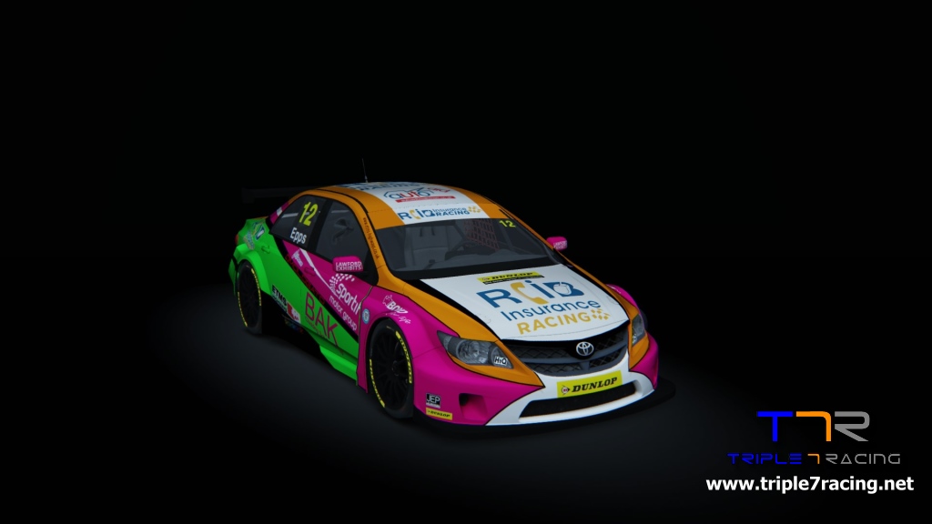 BTCC Toyota Avensis, skin 2016_Epps_12