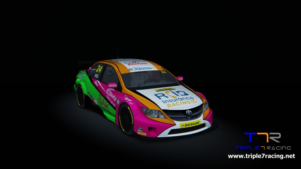 BTCC Toyota Avensis, skin 2016_Hill_24