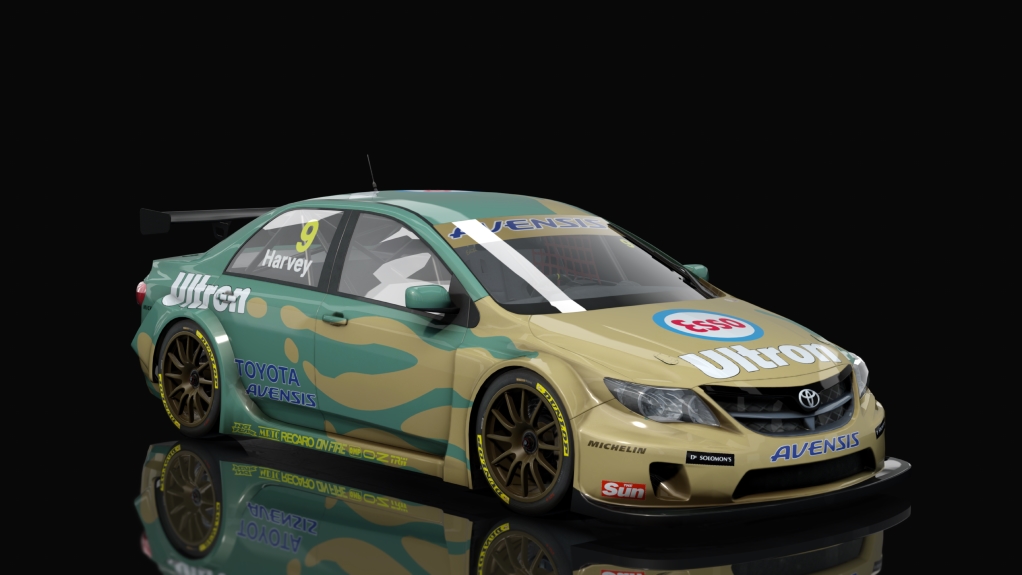 BTCC Toyota Avensis, skin Harvey_9