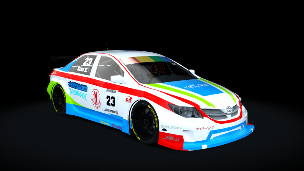 BTCC Toyota Avensis, skin WB 33 - Rene