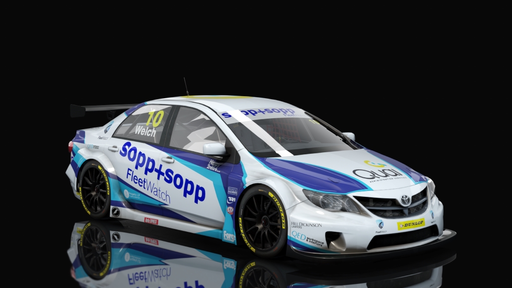 BTCC Toyota Avensis, skin Welch_10