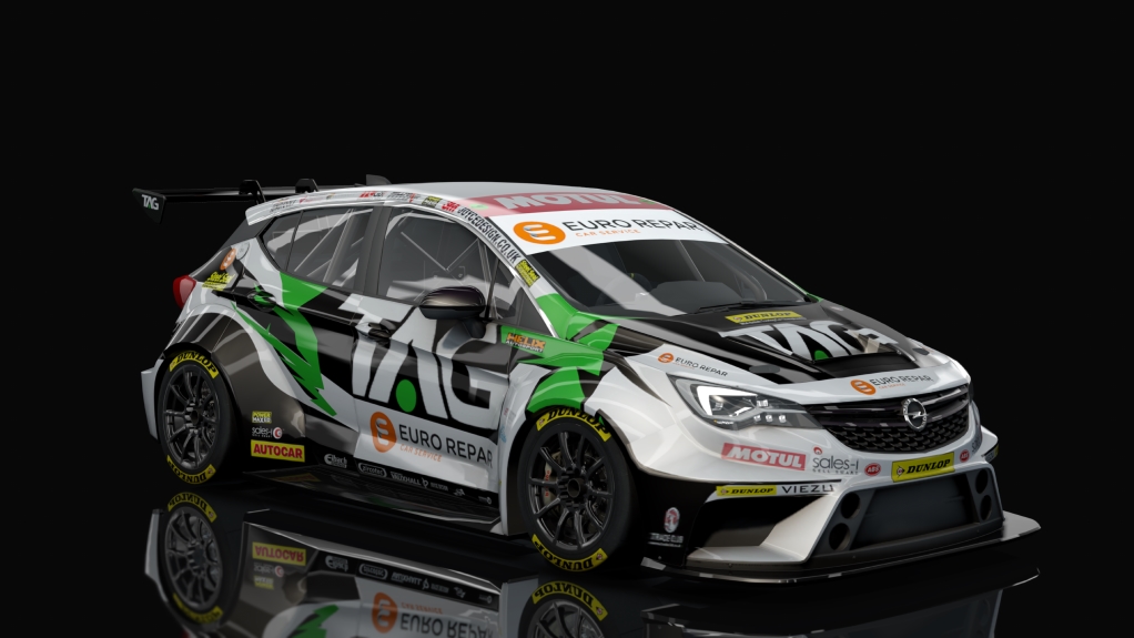 BTCC Vauxhall Astra 2016, skin 2018_cook_66