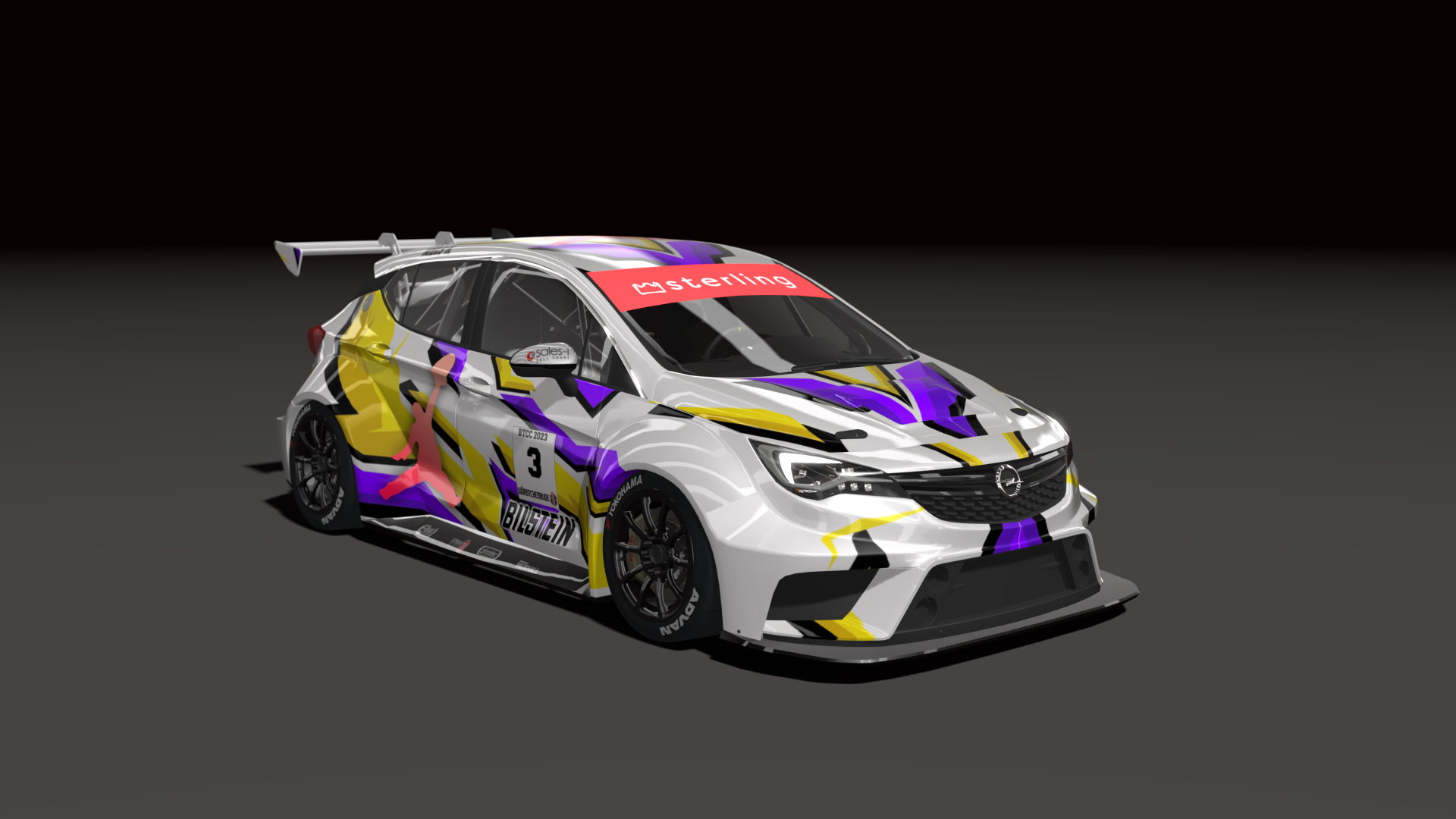 BTCC Vauxhall Astra 2016, skin WB 3 - Niels