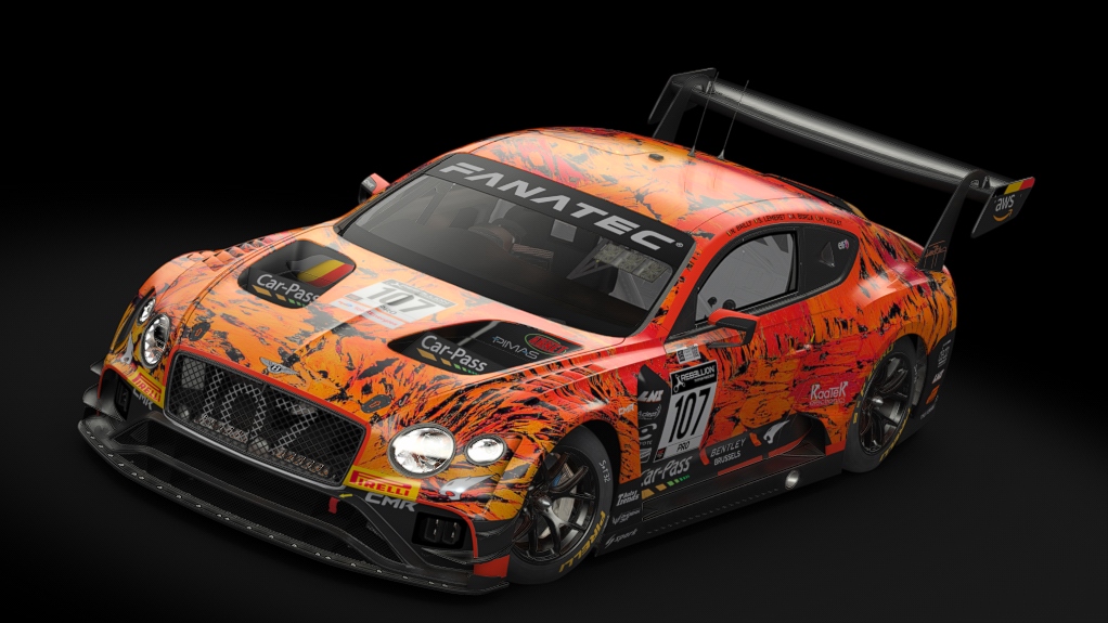 Bentley Continental GT GT3 2018, skin 2022_24hSpa_CMR_107