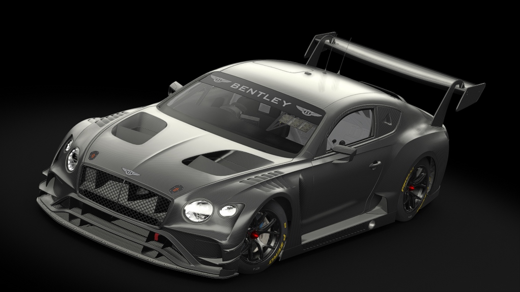 Bentley Continental GT GT3 2018, skin Carbon