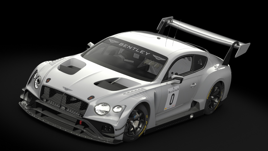 Bentley Continental GT GT3 2018, skin _Template_endu