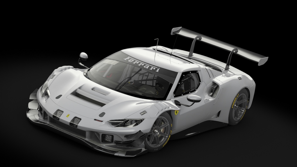 Ferrari 296 GT3, skin Template Endu