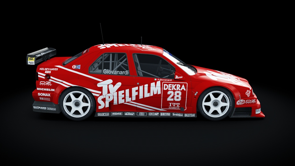 DTM-1995 Alfa Romeo 155 TI V6´95, skin Alfa Corse#28