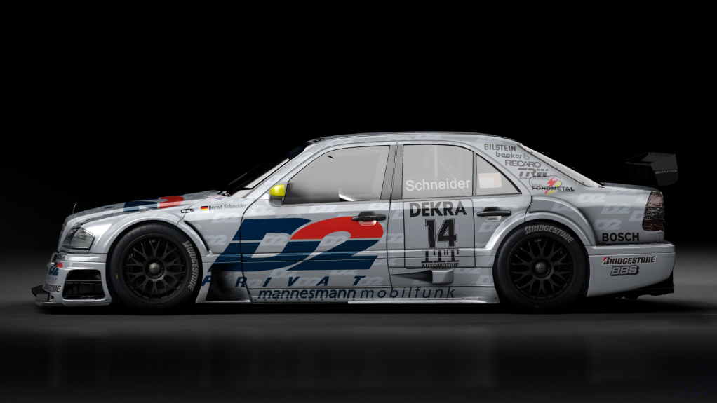 DTM-1995 AMG-Mercedes C-Klasse DTM 1995, skin D2 Privat-Team AMG Mercedes #14