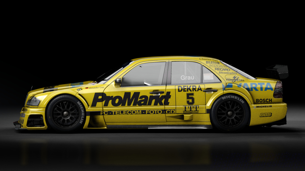 DTM-1995 AMG-Mercedes C-Klasse DTM 1995, skin Promarkt AMG Mercedes Team Zakspeed #5