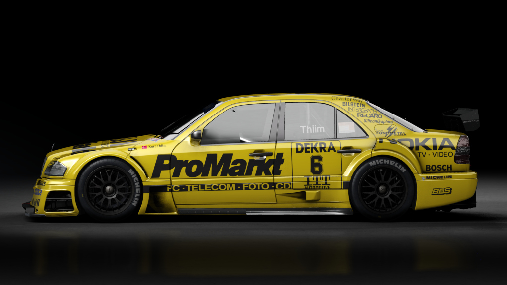 DTM-1995 AMG-Mercedes C-Klasse DTM 1995, skin Promarkt AMG Mercedes Team Zakspeed #6