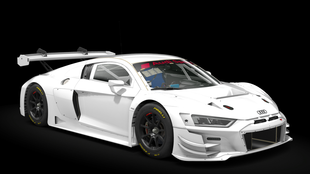 Audi R8 LMS EVO II, skin TEMPLATE