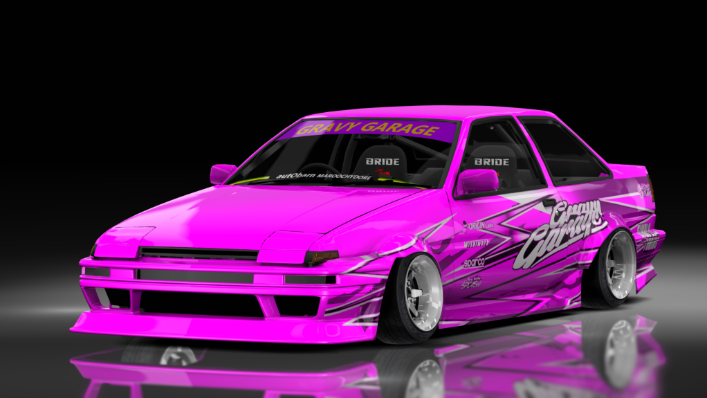 GravyGarage Street Ae86 Readie, skin pink bits