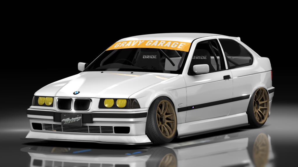 GravyGarage Street e36 Compact, skin white