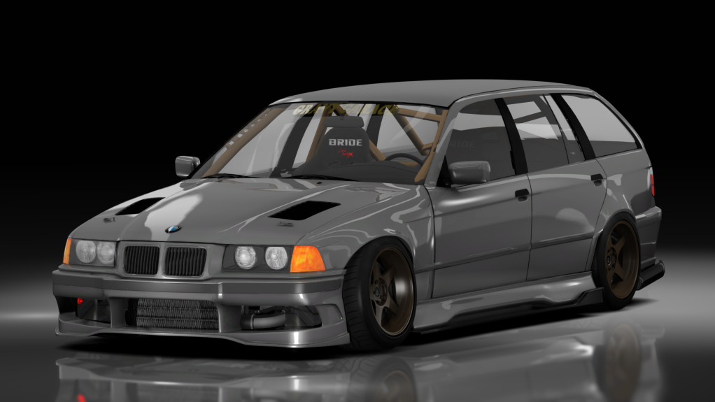 GravyGarage Street E36 Touring Voilent Angle, skin Grey