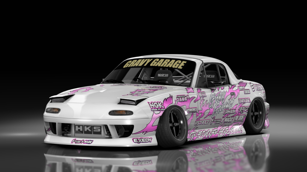 GravyGarage Street Miata, skin wurr pink