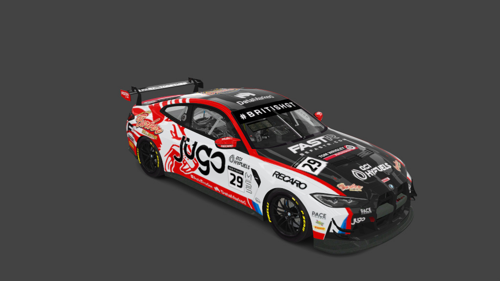 BMW M4 GT4 G82, skin 2024 Race Lab #29