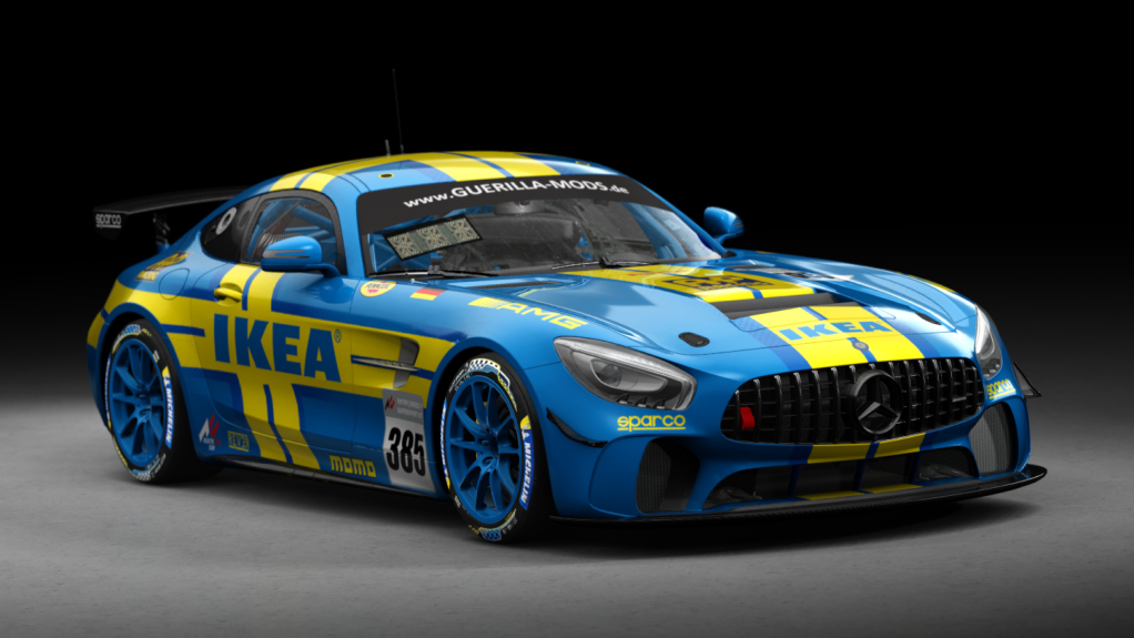 Mercedes AMG GT4, skin 385-ikea