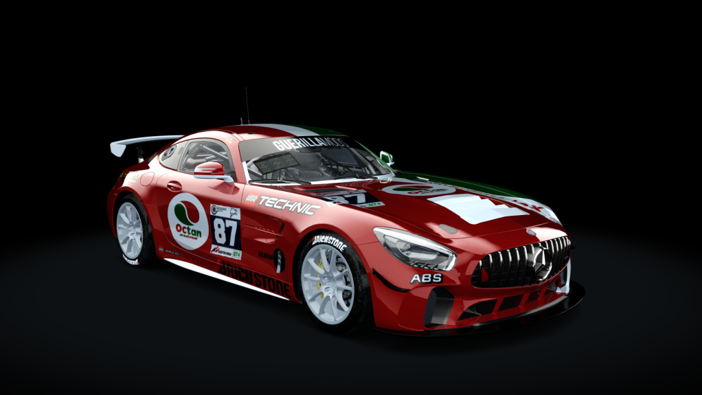 Mercedes AMG GT4, skin WB 87 - Rolf