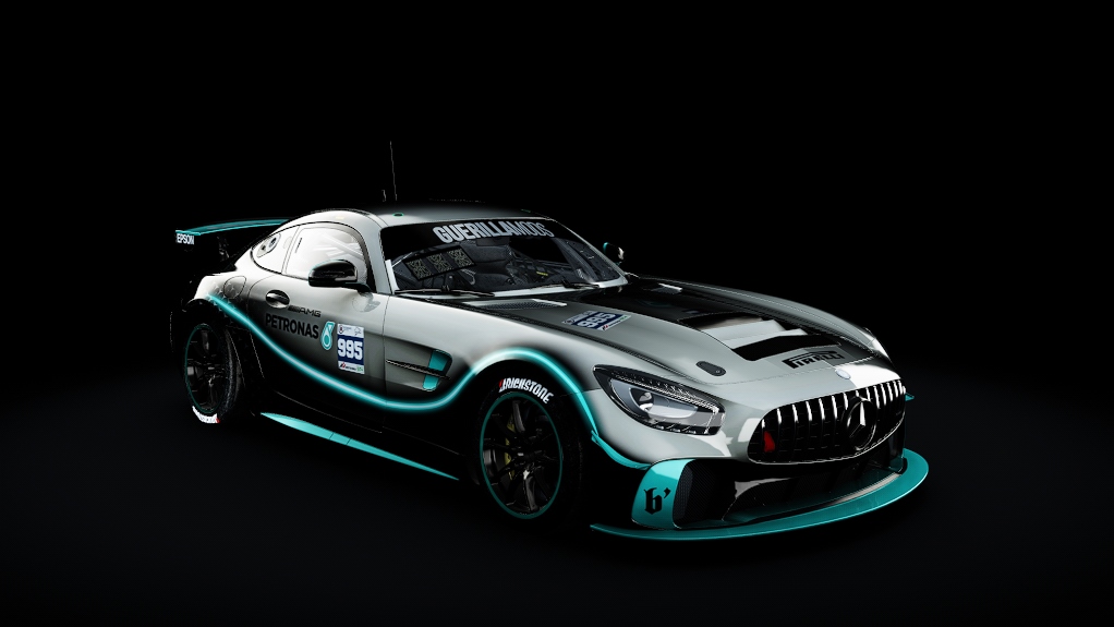 Mercedes AMG GT4, skin WB 995 - Robyn Z