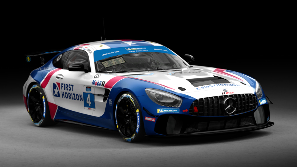 Mercedes AMG GT4, skin Winward Racing - 4