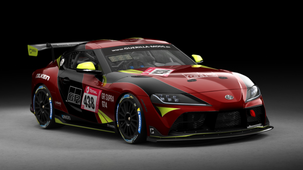 Toyota Supra GT4, skin GR_Racing_Red