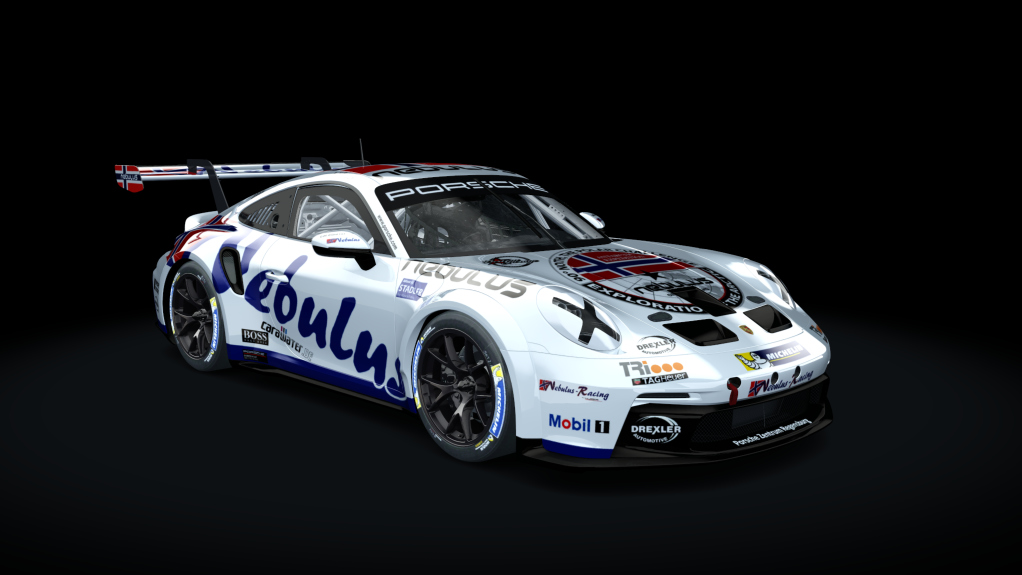 Porsche 911 GT3 Cup 992, skin #77 nebulus racing 2021